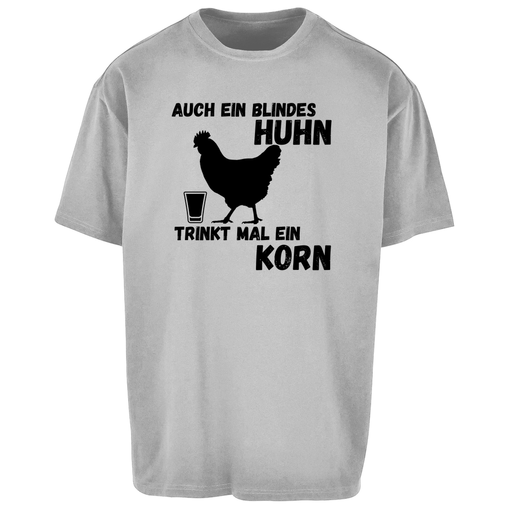 Premium Oversized T-Shirt "Blindes Huhn"