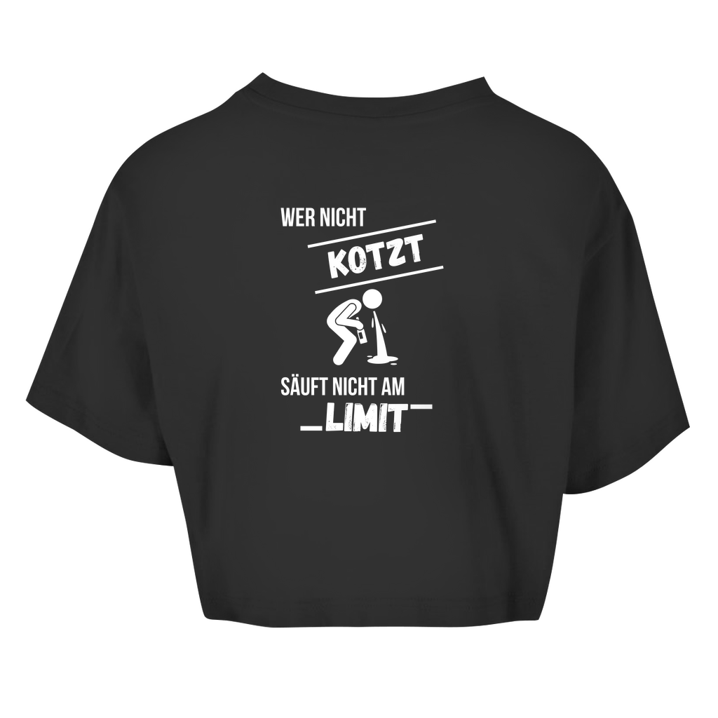 Premium Crop Top "Limit" (Backprint)