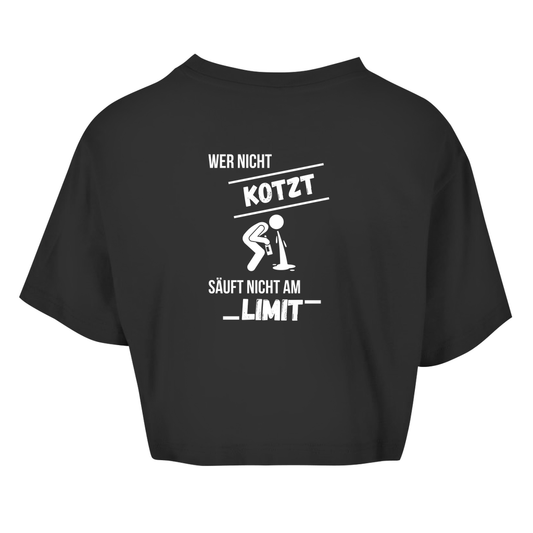 Premium Crop Top "Limit" (Backprint)
