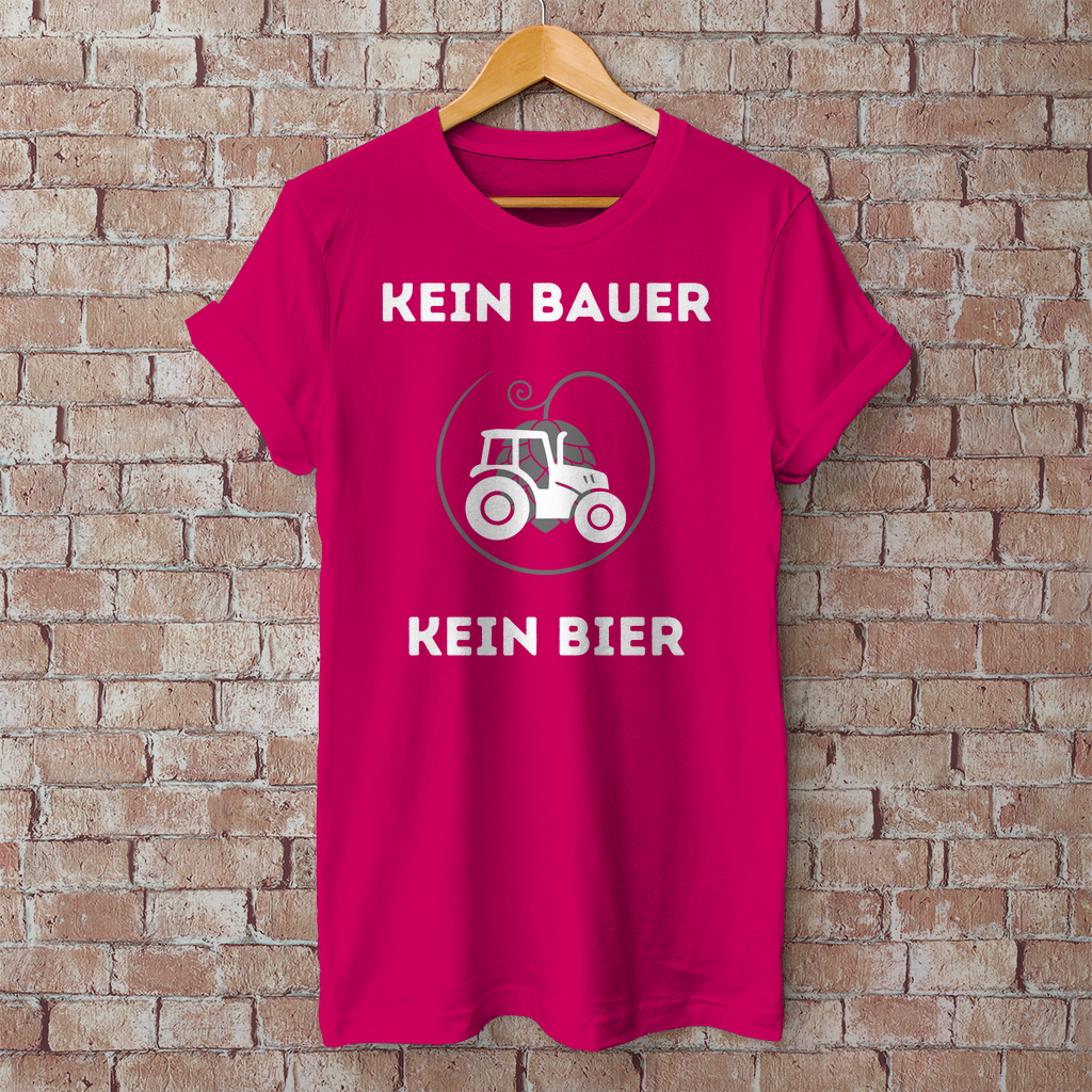 Premium T-Shirt "kein Bauer - kein Bier"