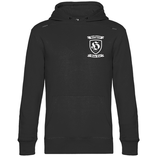 Premium Hoodie "Hooligans - Badge" (personalisierbar)