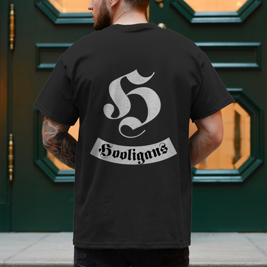 Premium T-Shirt "Hooligans - H" (Backprint)