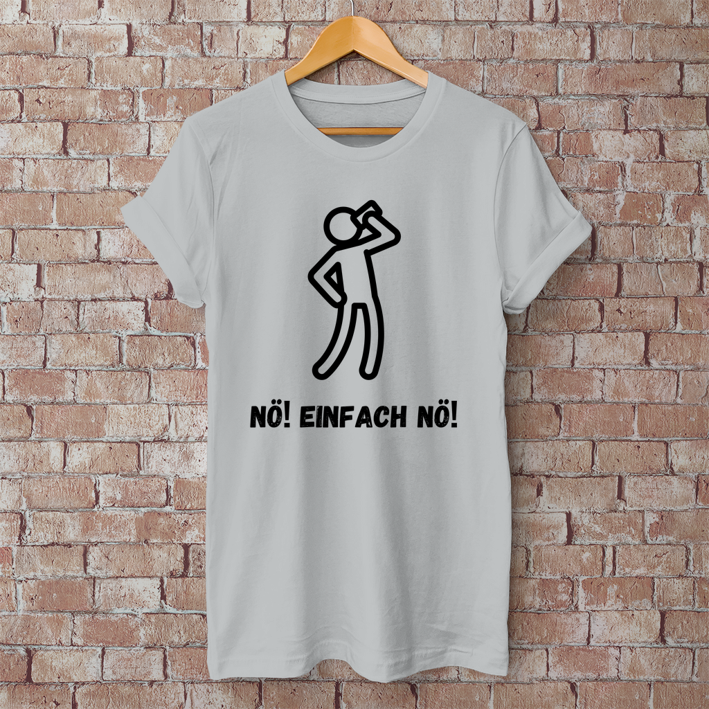 Premium T-Shirt "NÖ!" (Man)