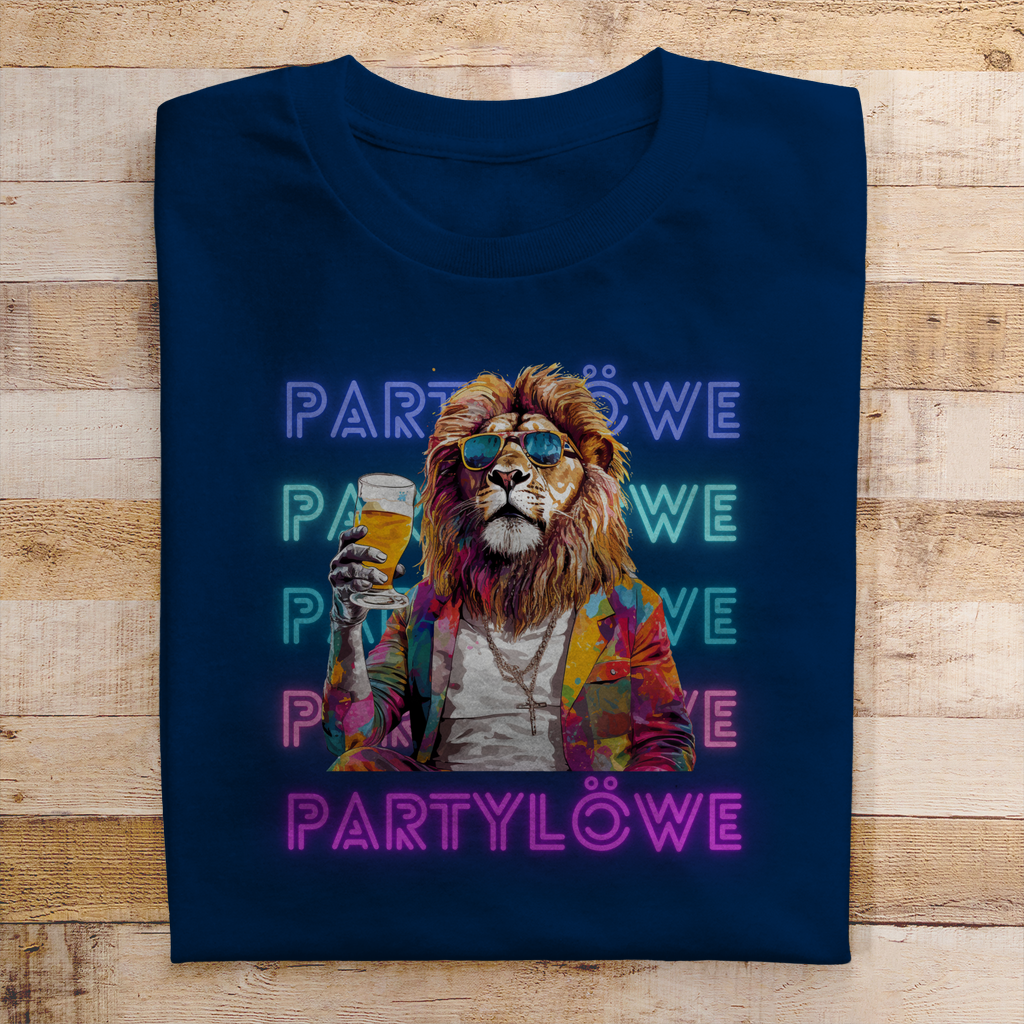 Premium T-Shirt "Partylöwe" (Man)