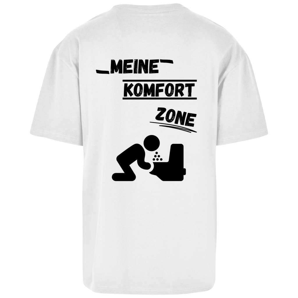 Premium Oversized T-Shirt "Meine Komfort Zone" (Backprint)