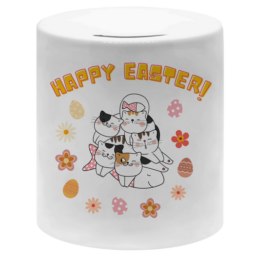 Premium Spardose "Easter Cats" [Spenden Design]
