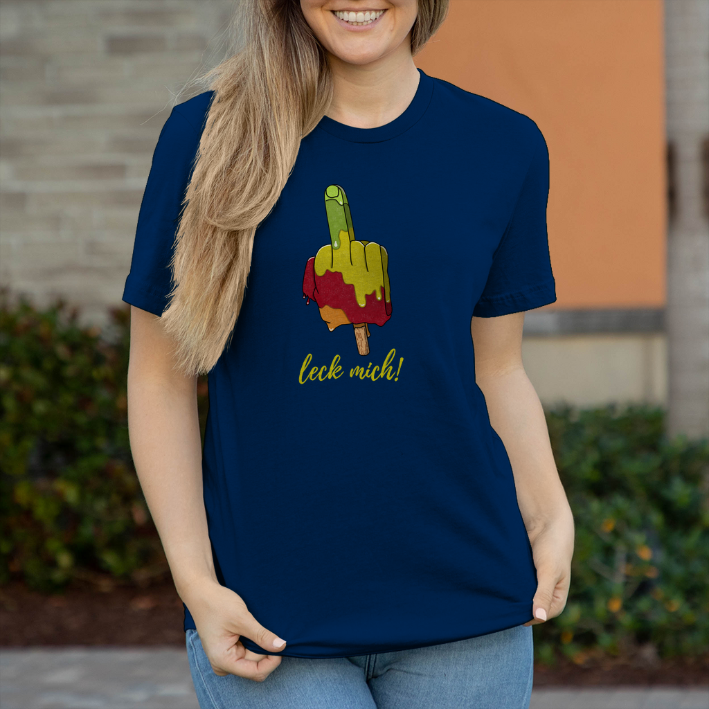 Premium T-Shirt "leck mich!" (Woman)