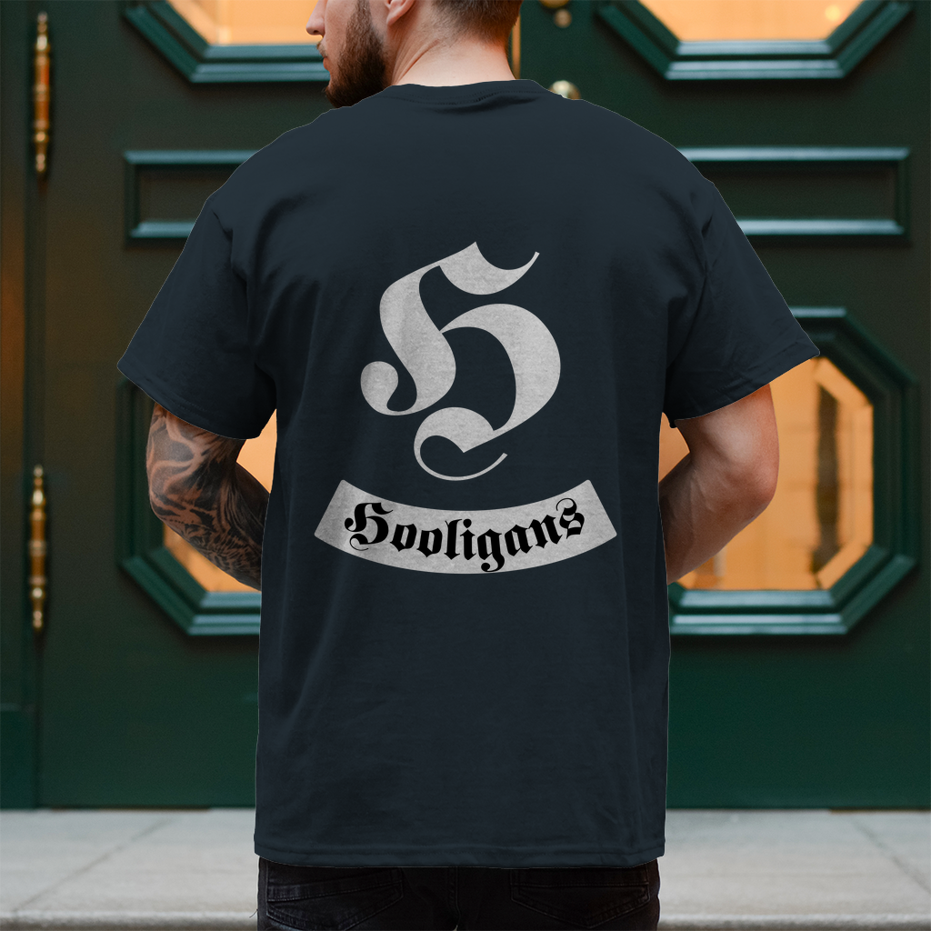 Premium T-Shirt "Hooligans - H" (Backprint)