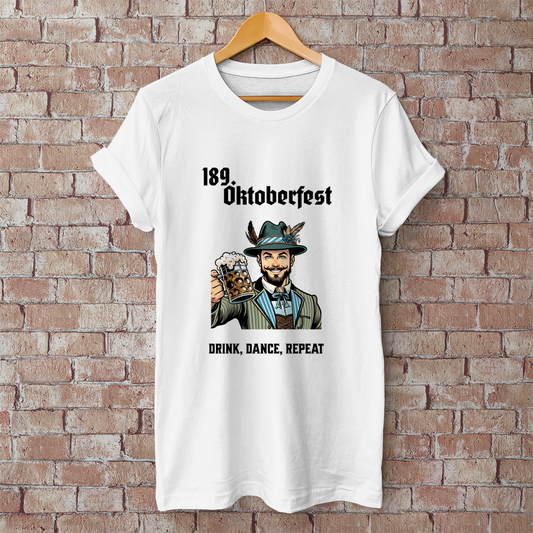 Premium T-Shirt "Drink, Dance, Repeat" (Man)