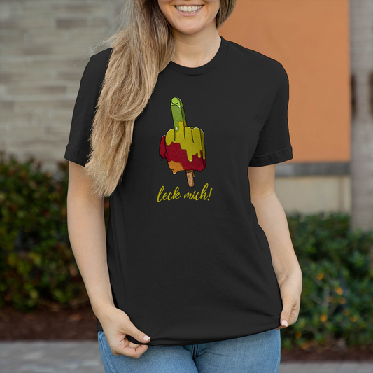 Premium T-Shirt "leck mich!" (Woman)