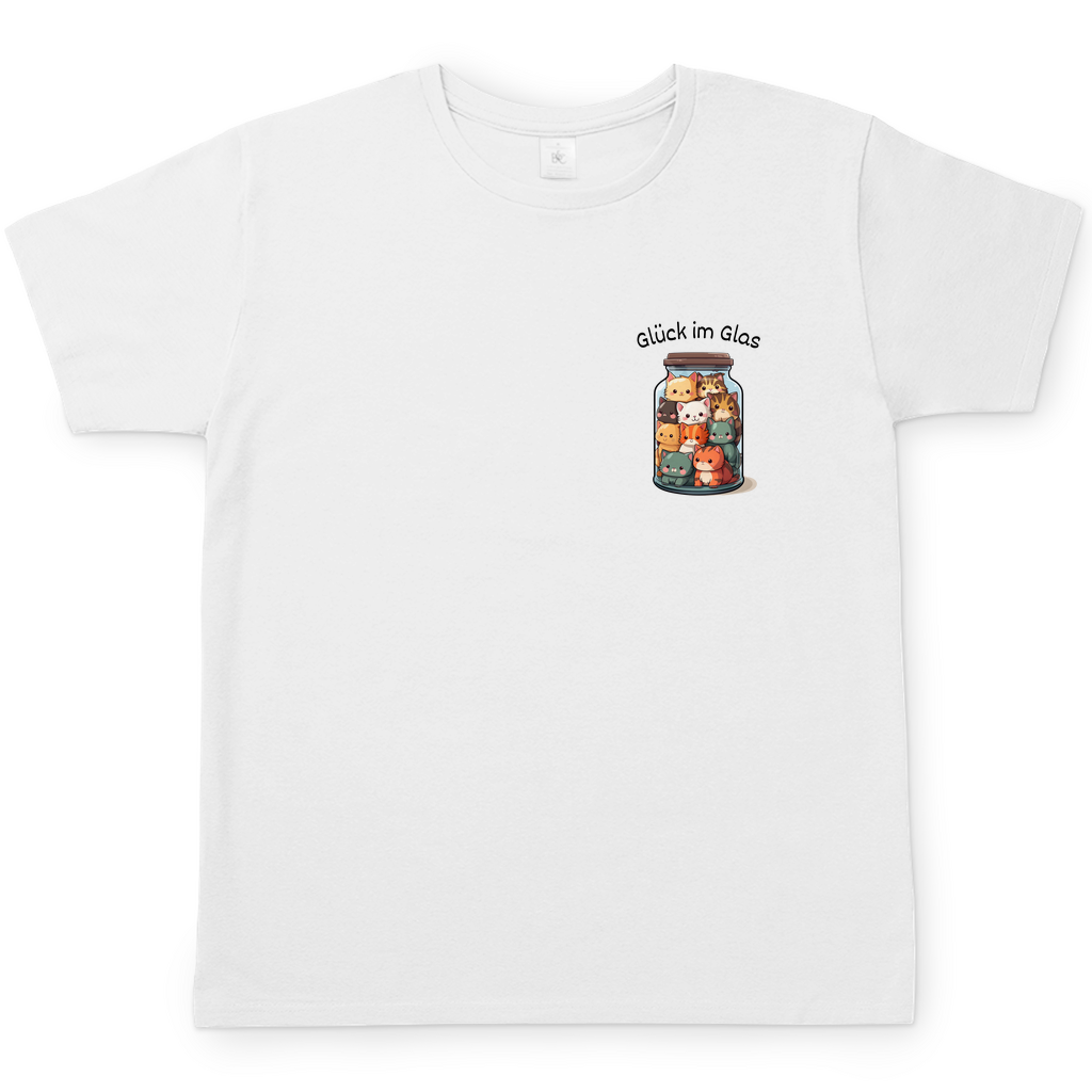 Premium T-Shirt "Glück im Glas" [Spenden Design]
