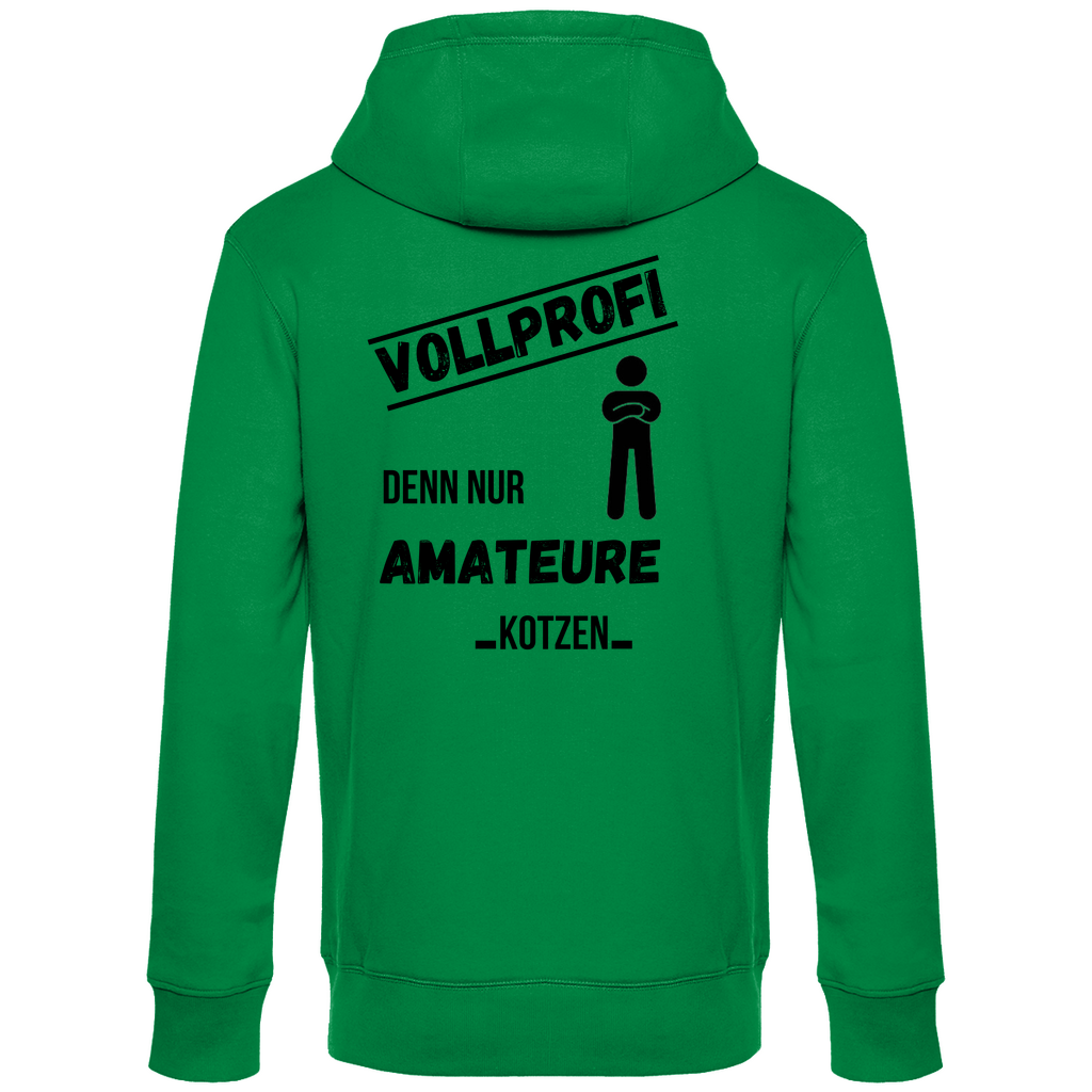 Premium Hoodie "Vollprofi" (Backprint)