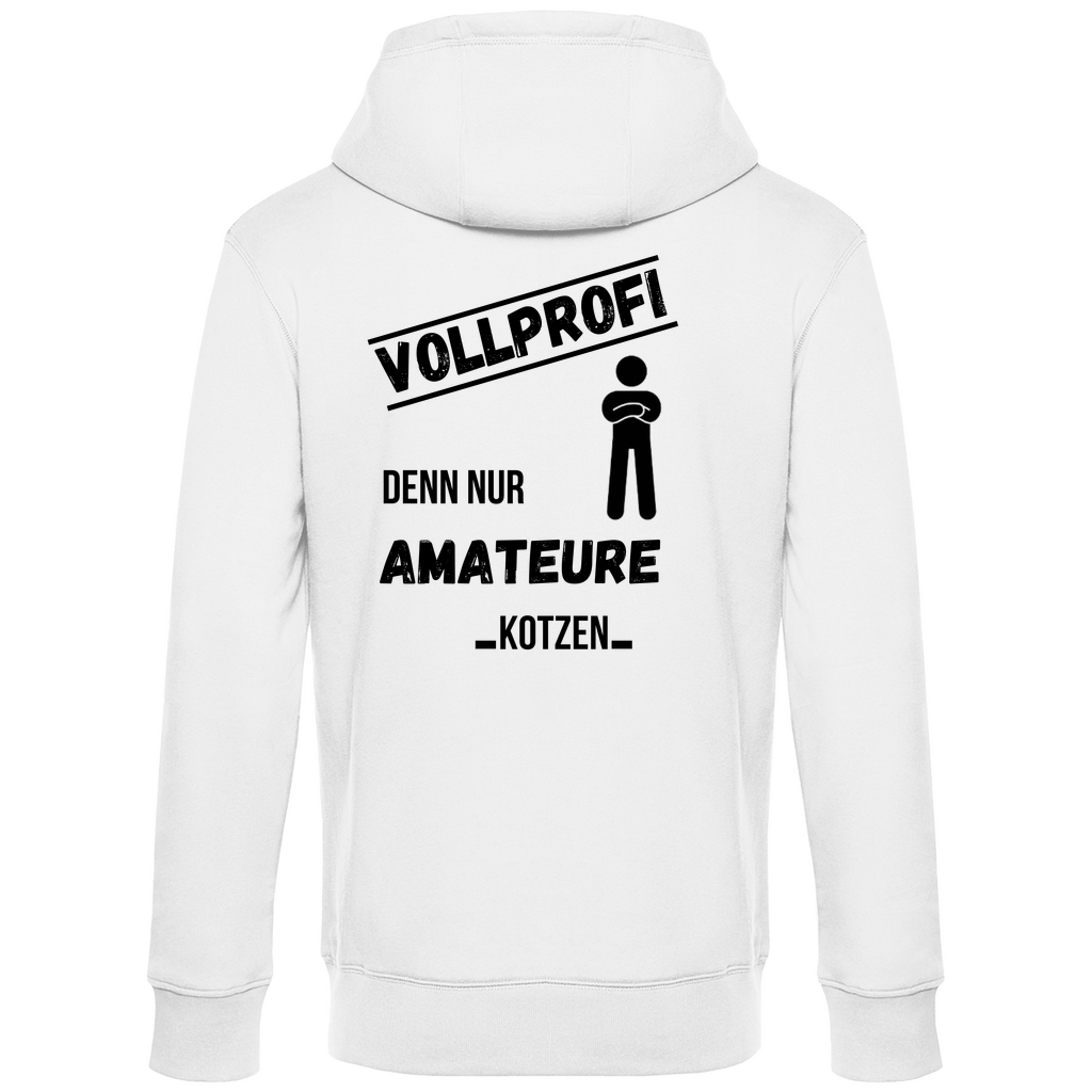 Premium Hoodie "Vollprofi" (Backprint)