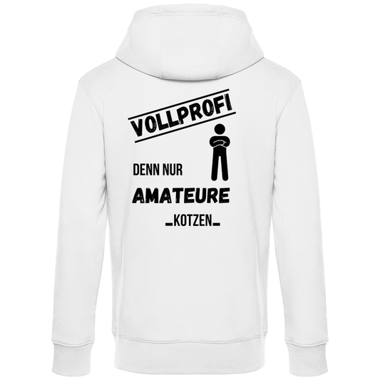 Premium Hoodie "Vollprofi" (Backprint)