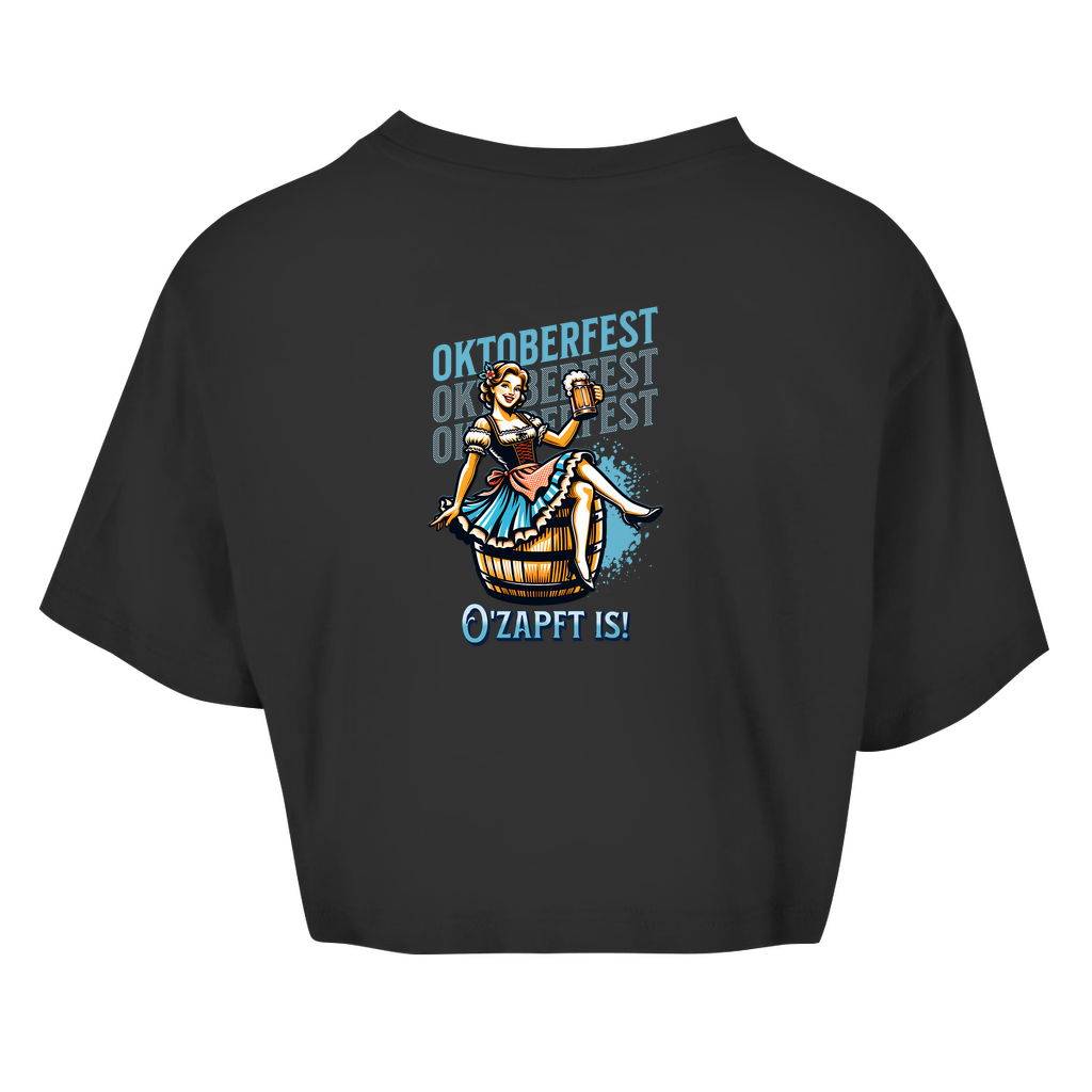 Premium Crop Top "Dirndl" (Backprint)
