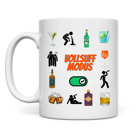 Premium Tasse "Vollsuff Modus"