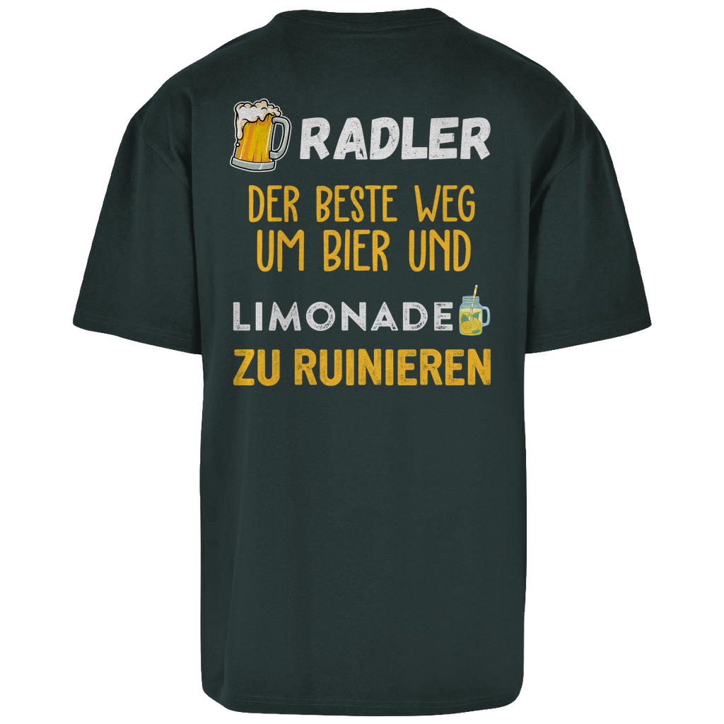 Premium Oversized T-Sirt "Radler" (Backprint)