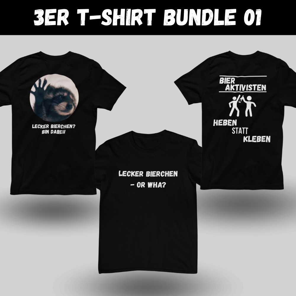 3er T-Shirt Bundle 01
