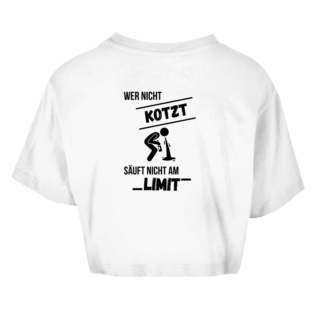 Premium Crop Top "Limit" (Backprint)