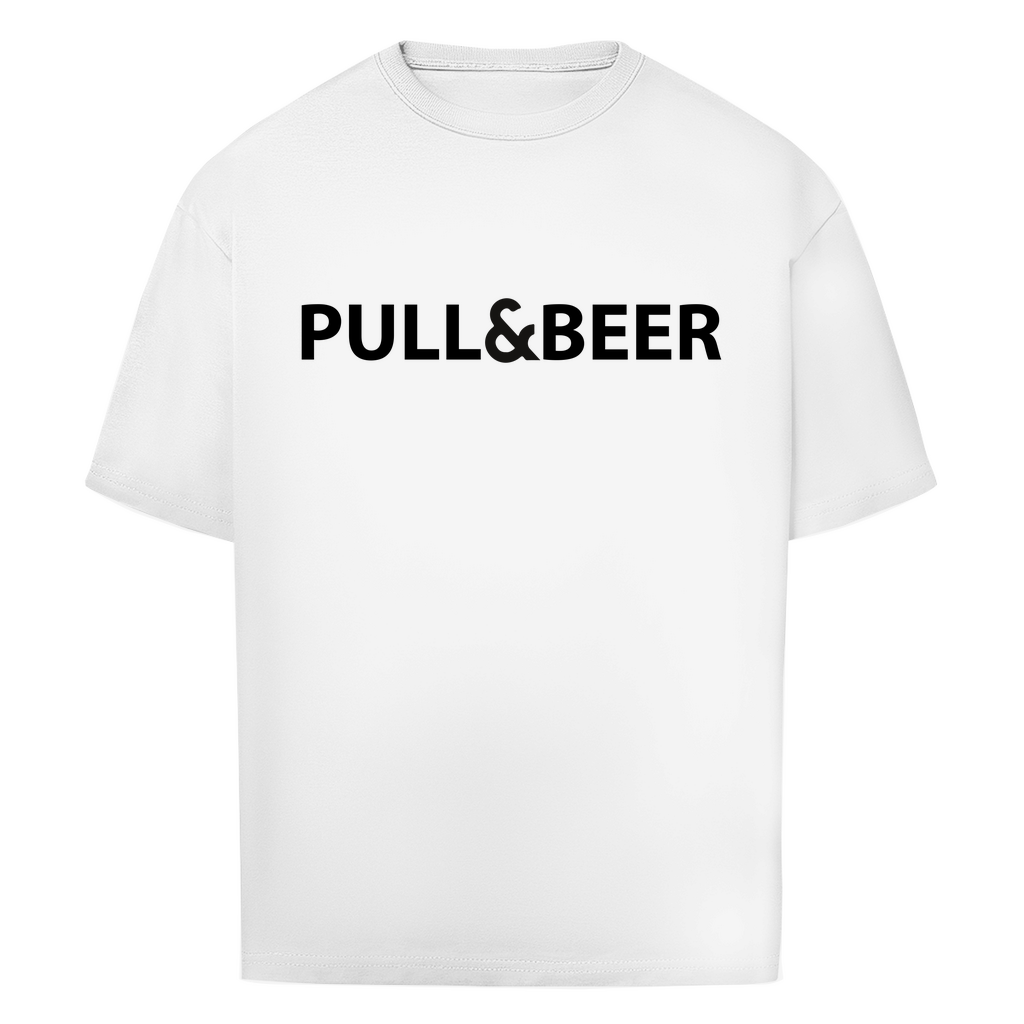 Premium Oversized T-Shirt "Pull&Beer"
