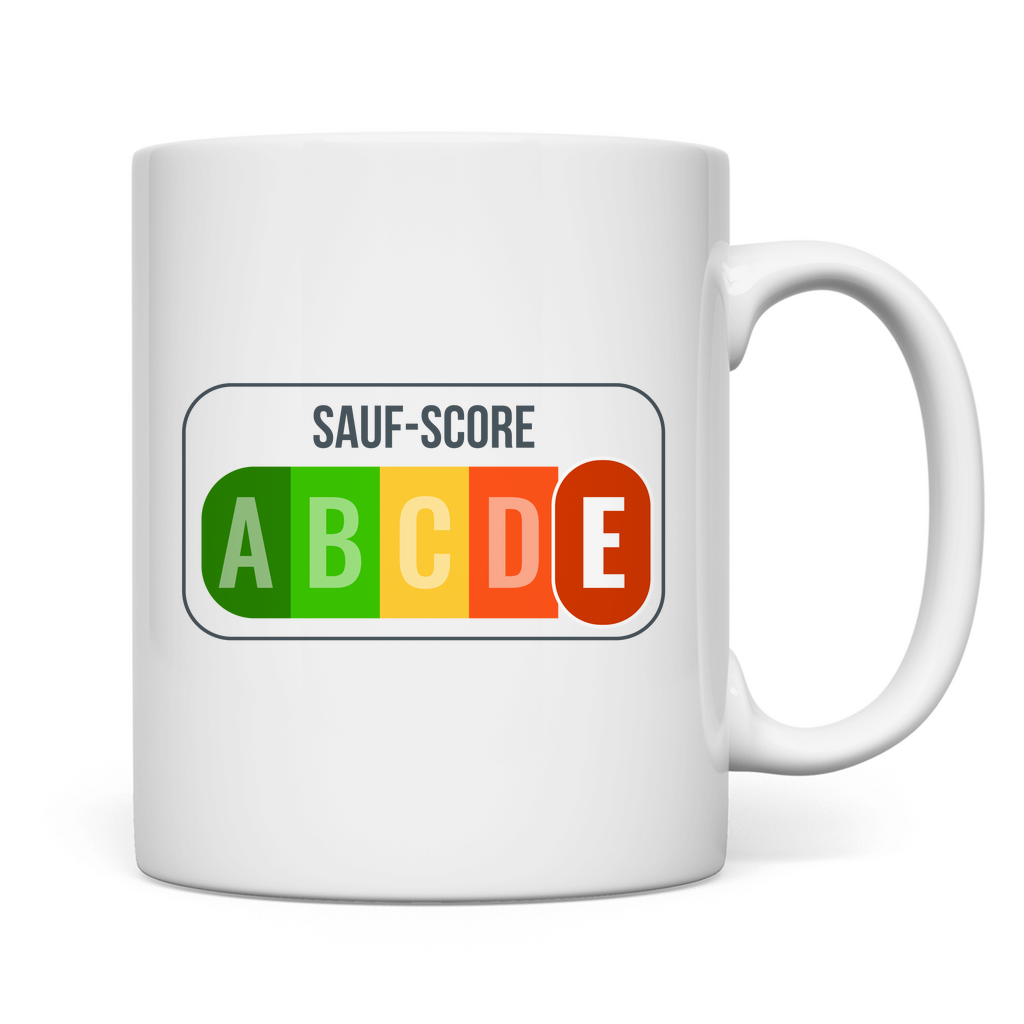 Premium Tasse "Sauf-Score"