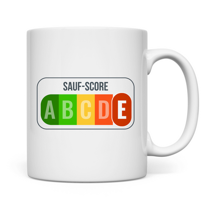 Premium Tasse "Sauf-Score"