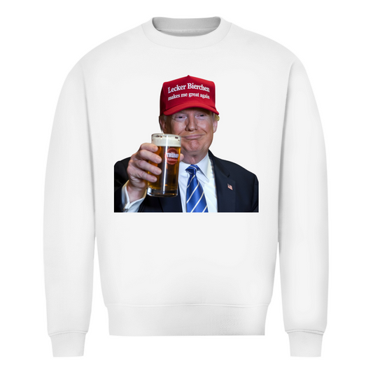 Premium Sweater "Trump - Lecker Bierchen"