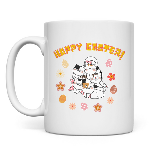 Premium Tasse "Easter Cats" [Spenden Design]