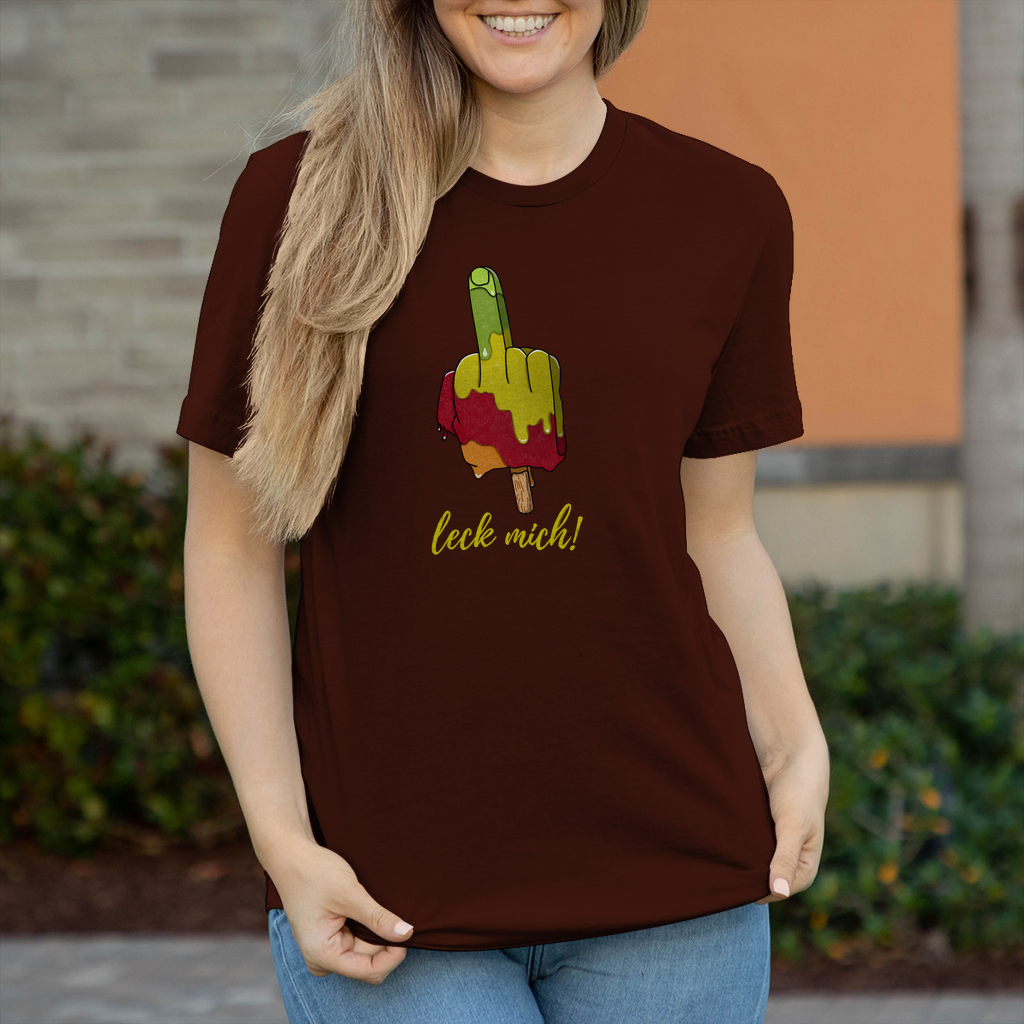 Premium T-Shirt "leck mich!" (Woman)