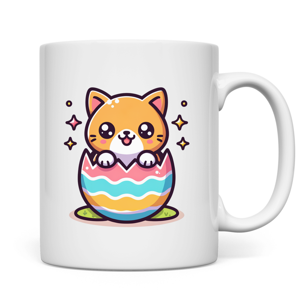 Premium Tasse "Easter Cats" [Spenden Design]