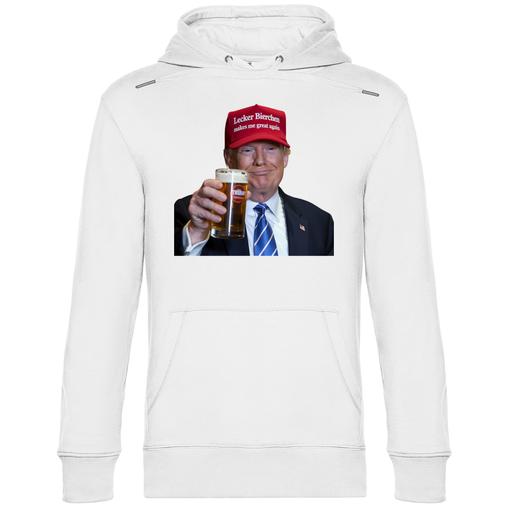 Premium Hoodie "Trump - Lecker Bierchen"