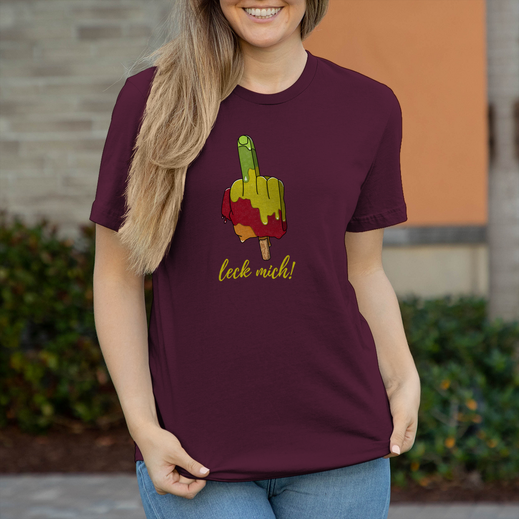 Premium T-Shirt "leck mich!" (Woman)
