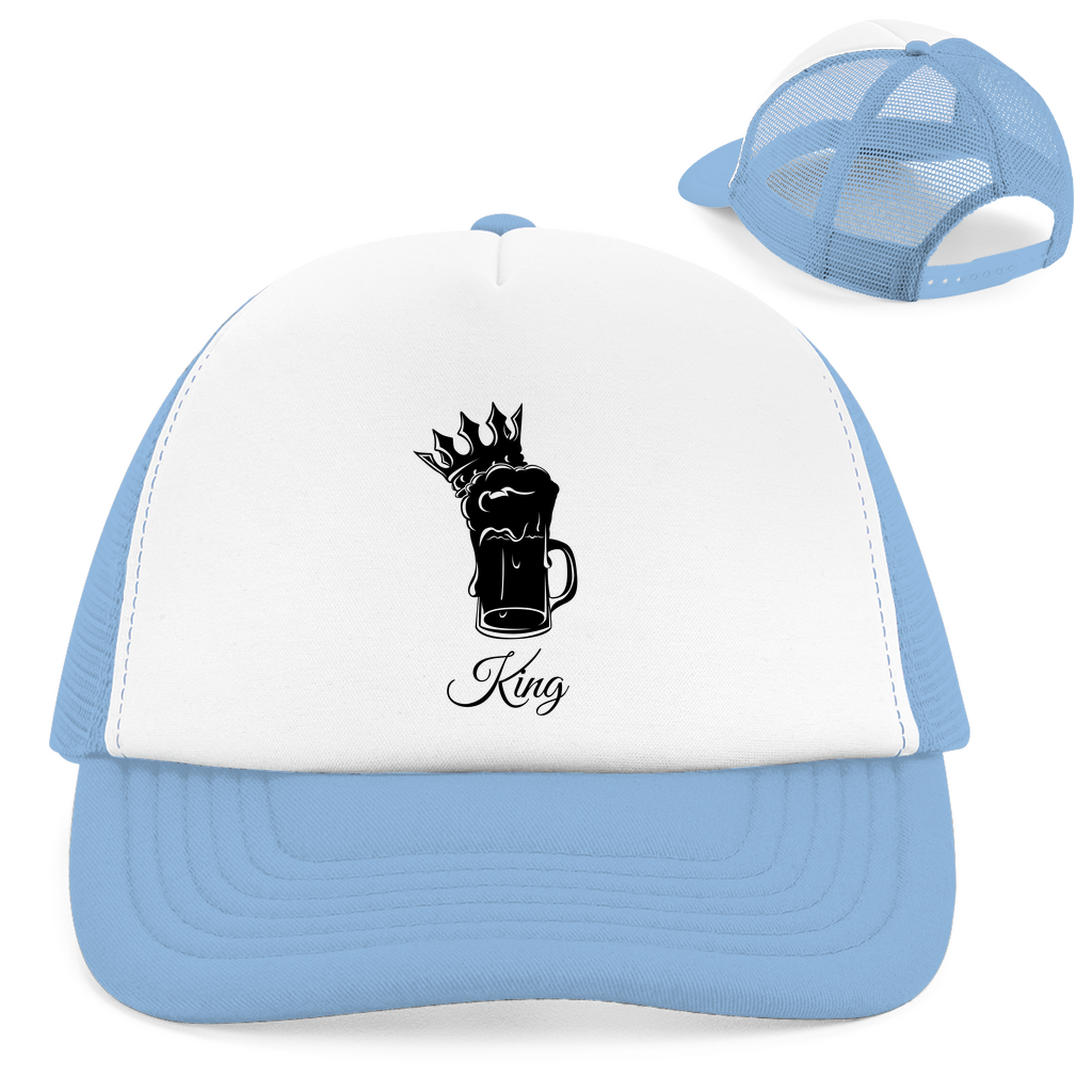 Premium Trucker Cap "King" (Snapback)