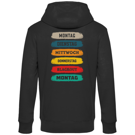 Premium Hoodie "Blackout" (Backprint)