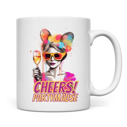 Premium Tasse "Partymaus"