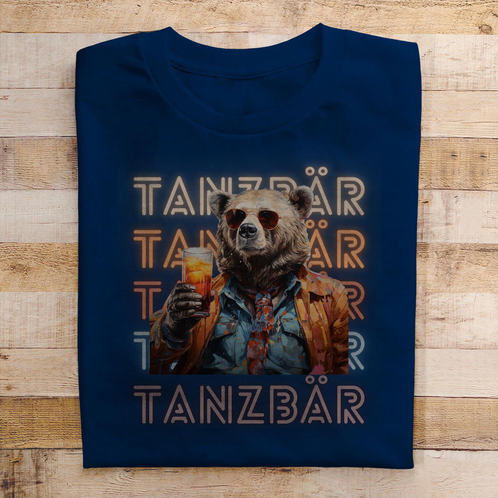 Premium T-Shirt "Tanzbär" (Man)