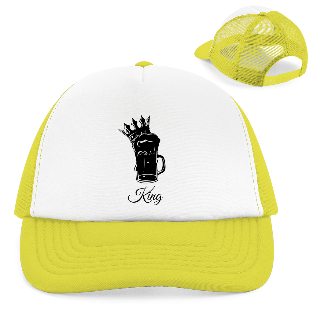 Premium Trucker Cap "King" (Snapback)