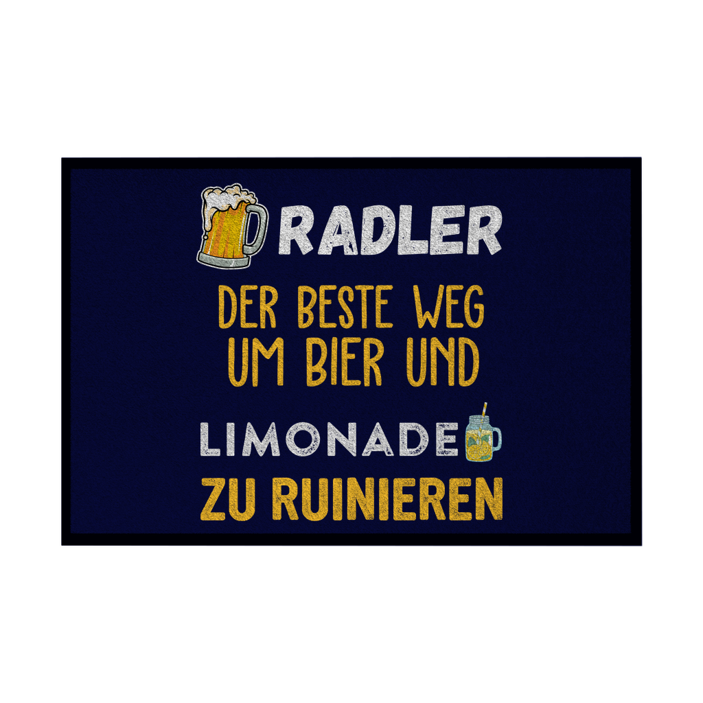 Premium Fußmatte "Radler"