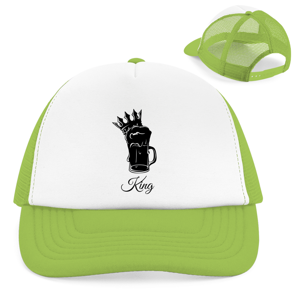 Premium Trucker Cap "King" (Snapback)