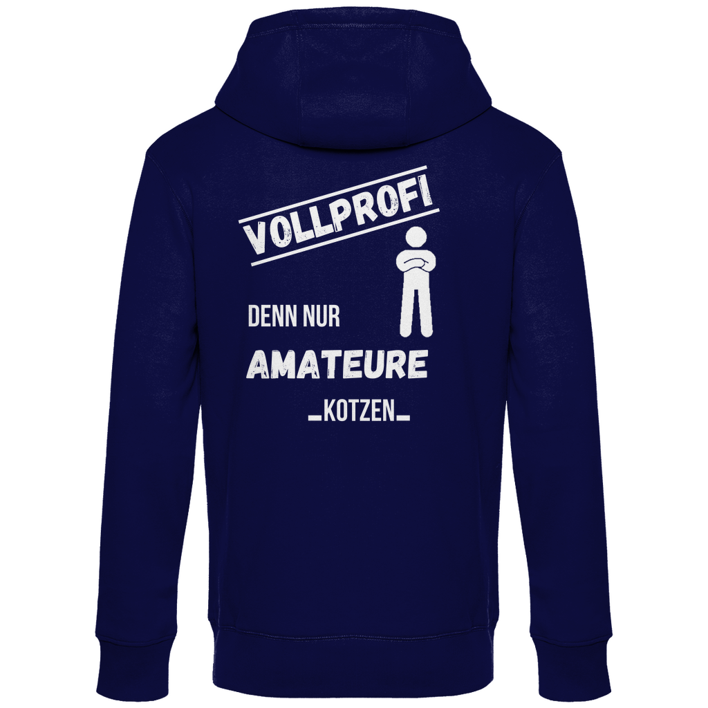 Premium Hoodie "Vollprofi" (Backprint)