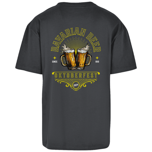 Premium Oversized T-Shirt "Bavarian Beer" (Backprint)