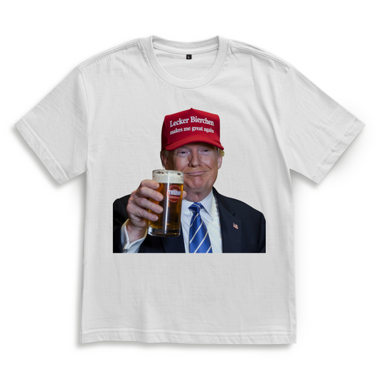 Premium Oversized T-Shirt "Trump - Lecker Bierchen"