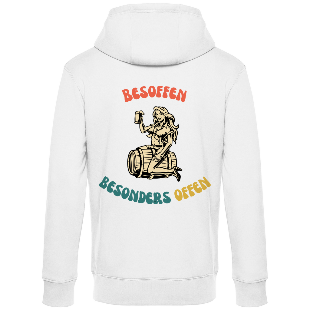 Premium Hoodie "Offen" (Man) (Backprint)