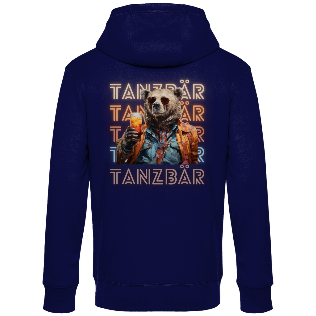 Premium Hoodie "Tanzbär" (Backprint)