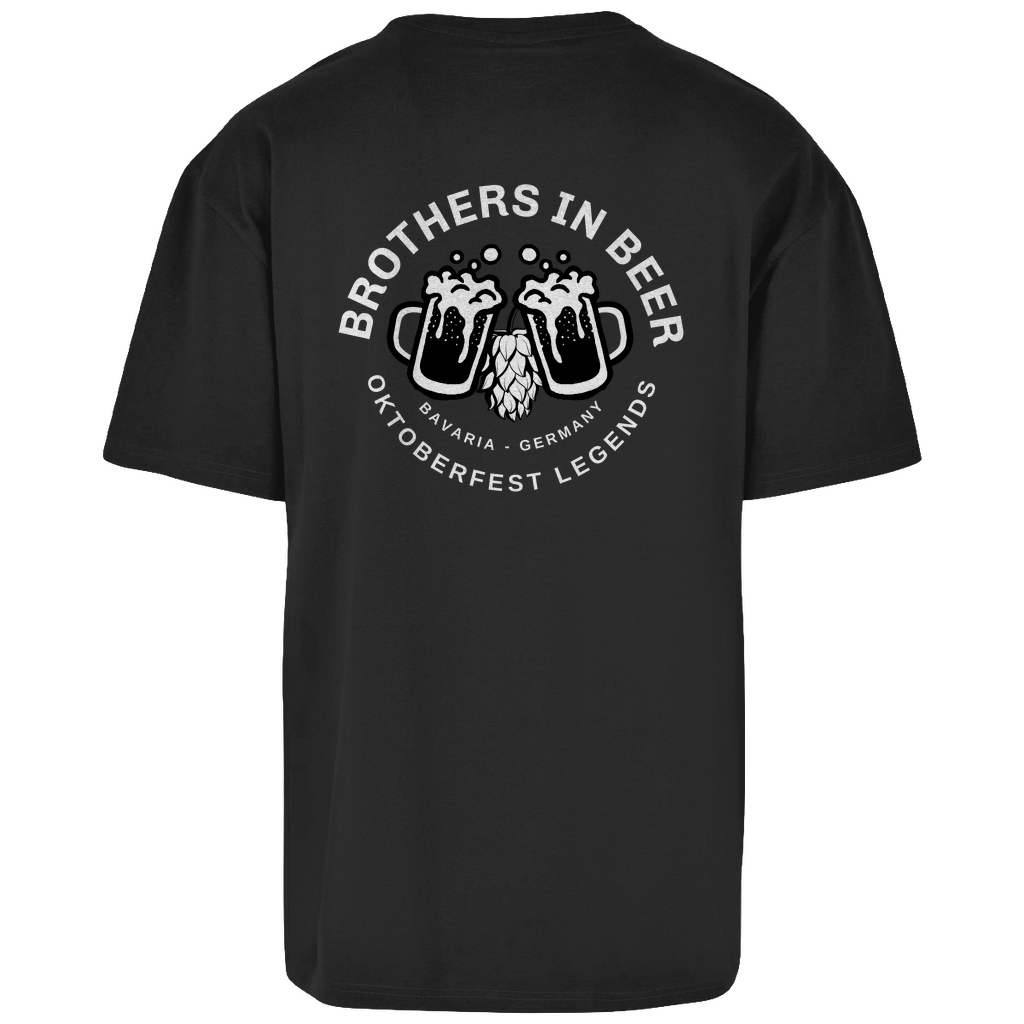 Premium Oversized T-Shirt "Brothers in Beer" (Backprint)