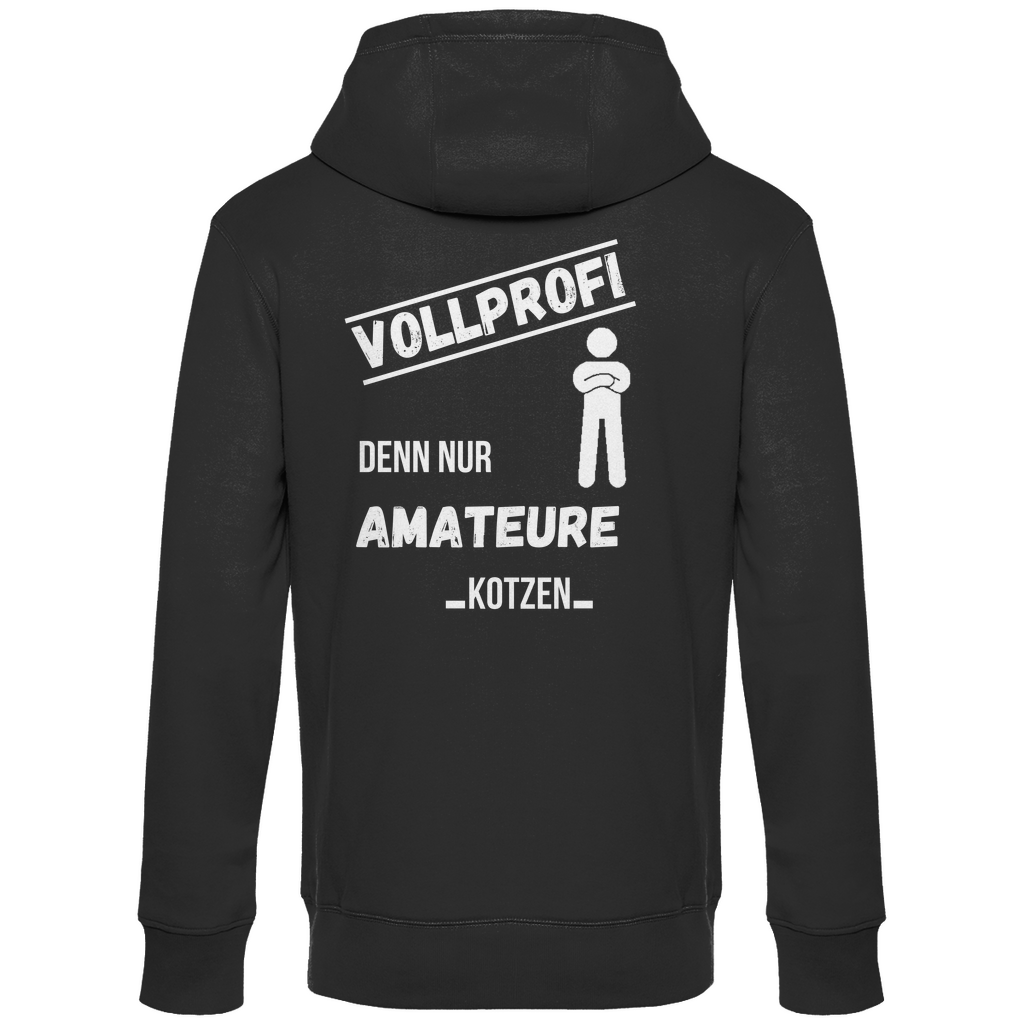 Premium Hoodie "Vollprofi" (Backprint)
