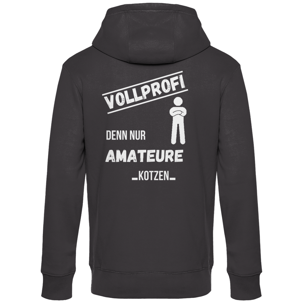 Premium Hoodie "Vollprofi" (Backprint)