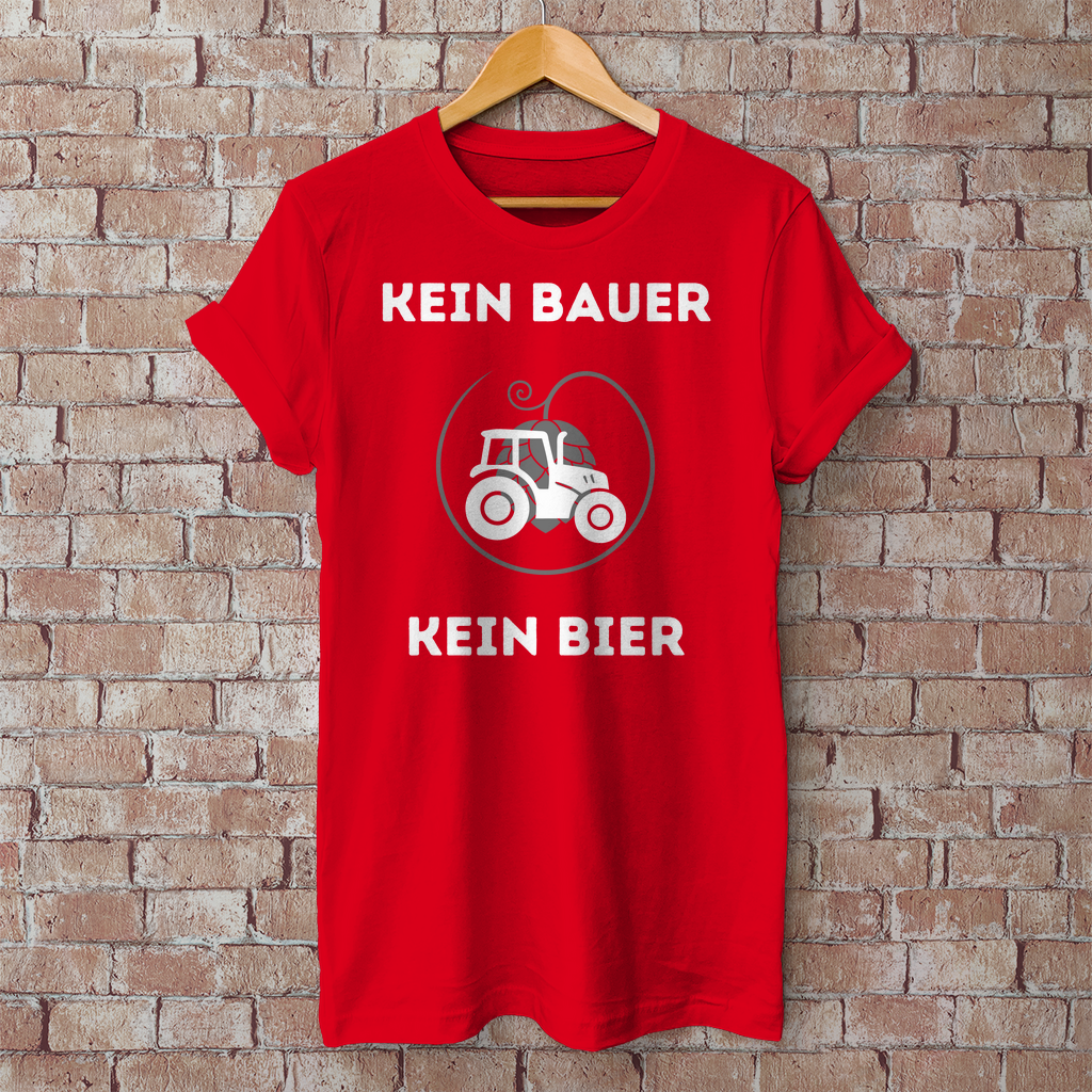 Premium T-Shirt "kein Bauer - kein Bier"