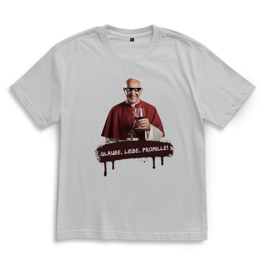Premium Oversized T-Shirt "Glaube, Liebe, Promille"