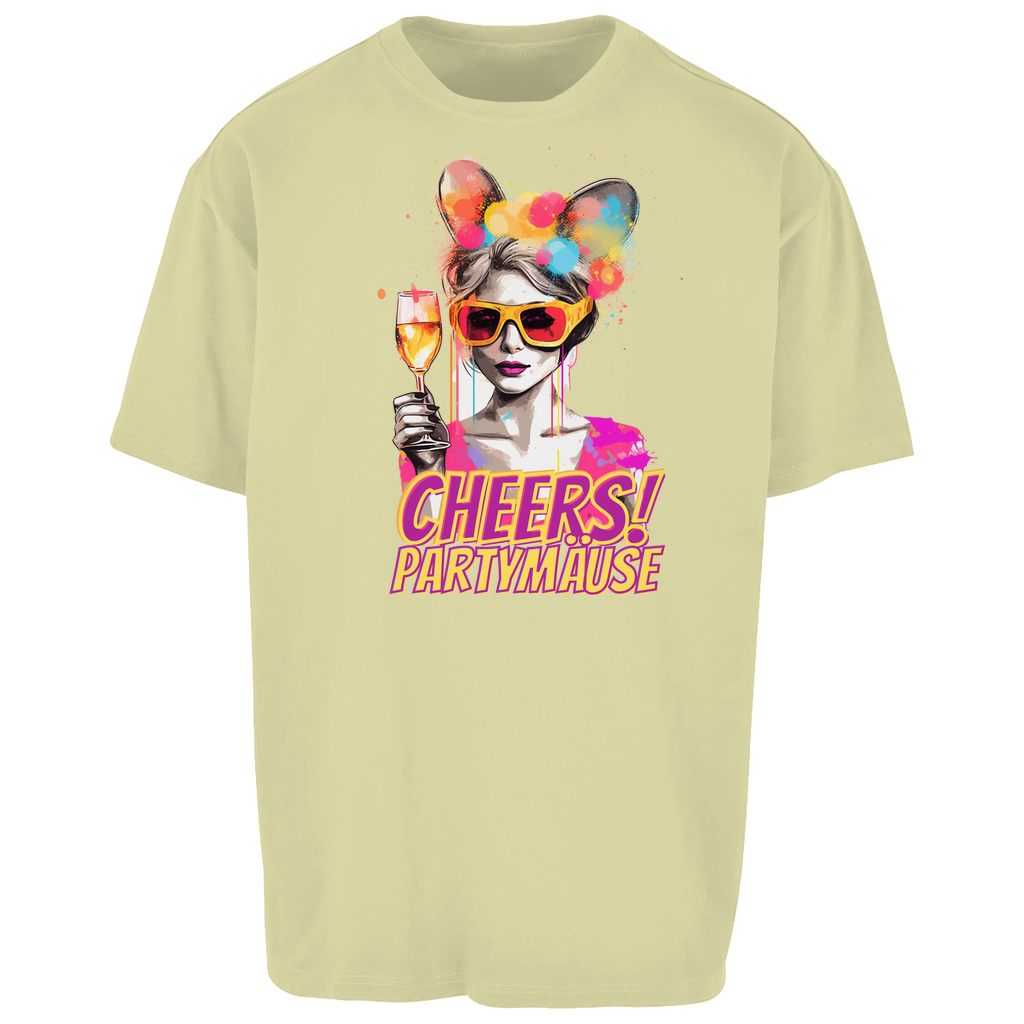Premium Oversized T-Shirt "Partymaus" (Woman)